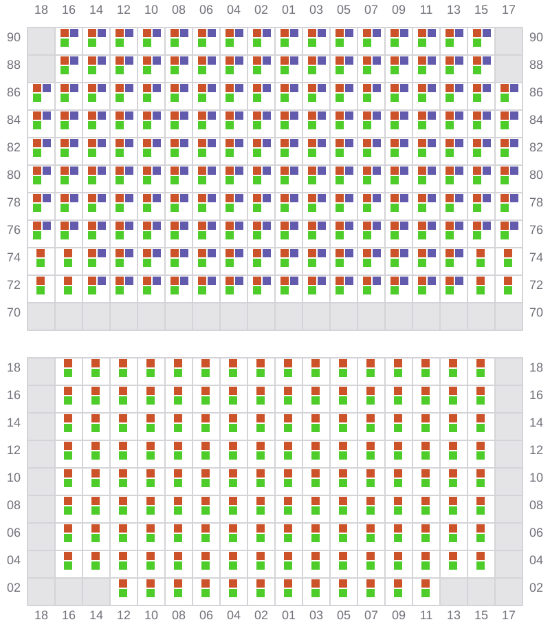Bay 055 view and slots of EVER LEGACY
