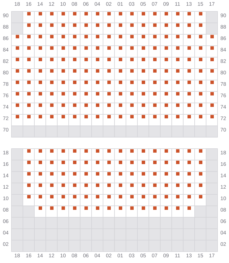 Bay 061 view and slots of EVER LEGACY