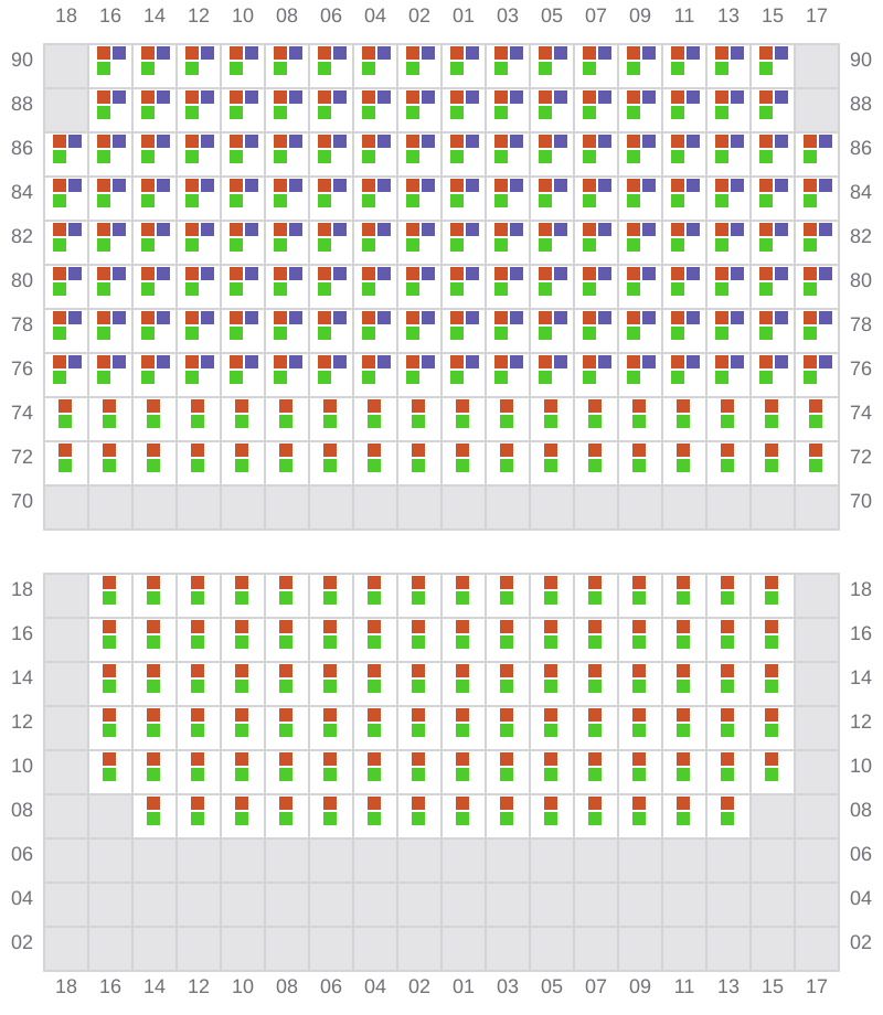 Bay 063 view and slots of EVER LEGACY