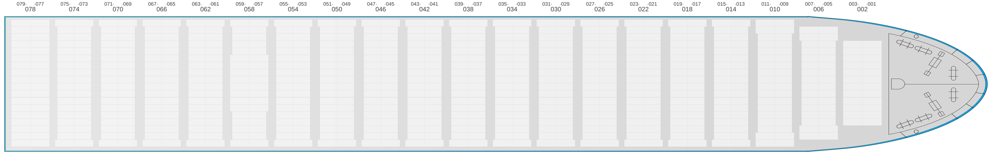 Deck view of EVER LEGACY