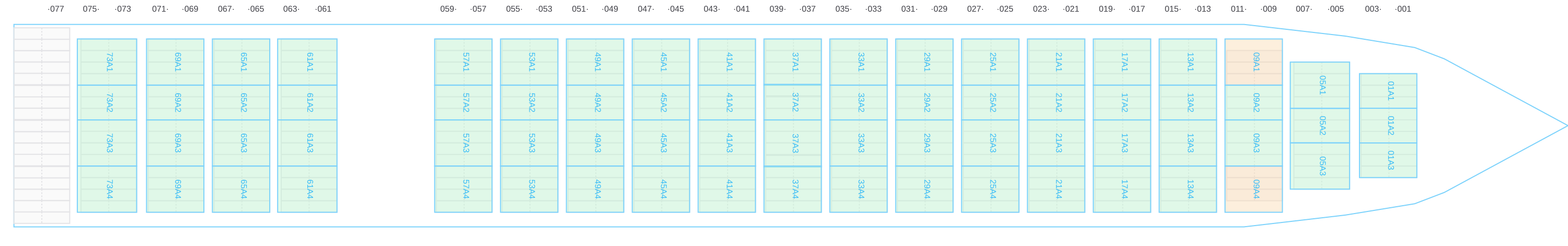 Deck view of CMA CGM SAMSON