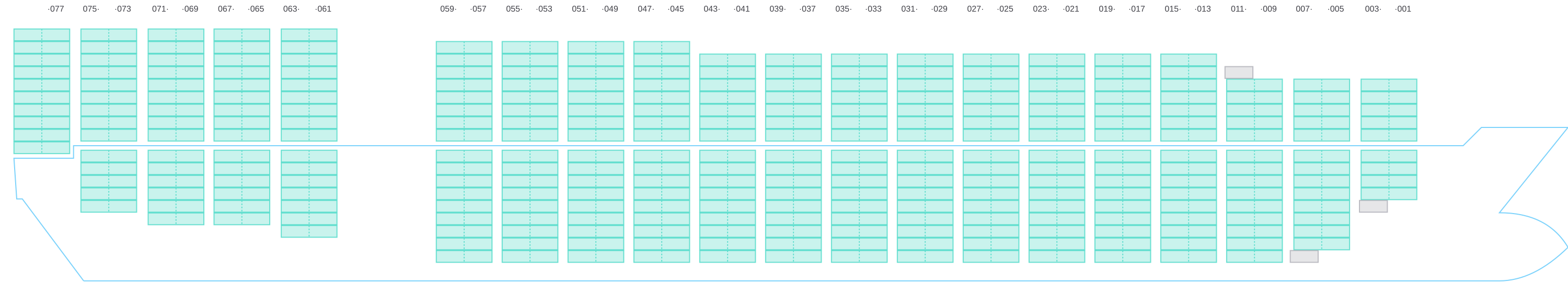 Side view of CMA CGM SAMSON