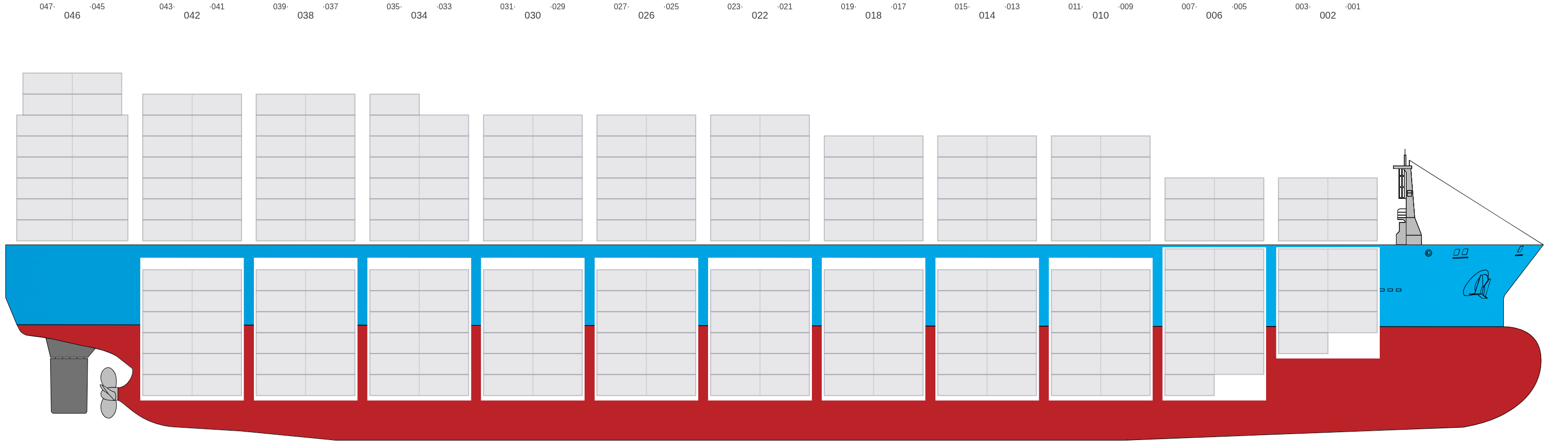 Side view of DORIS OCEAN