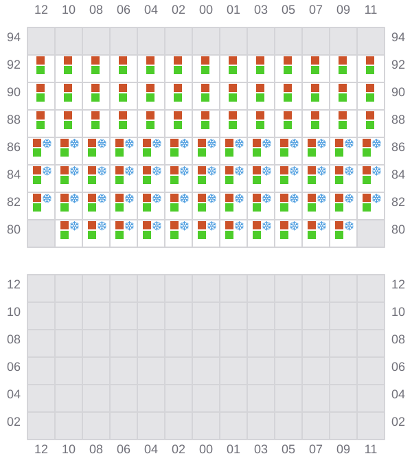 Bay 037 view and slots of CAPE SPENCER