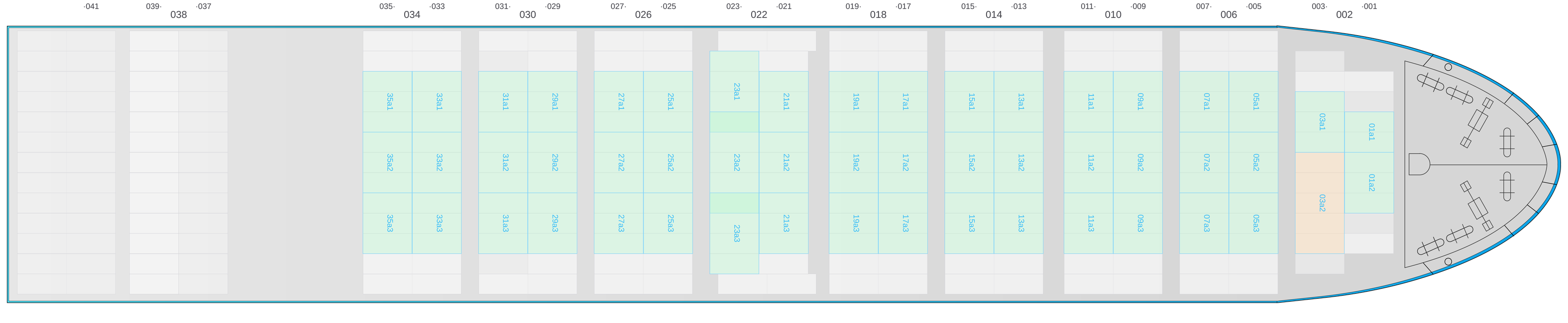 Deck view of CAPE SPENCER
