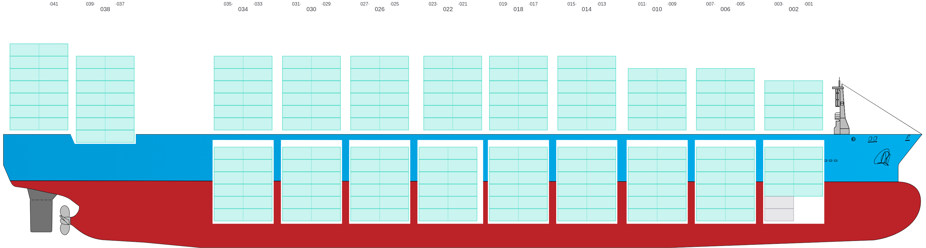 Side view of CAPE SPENCER