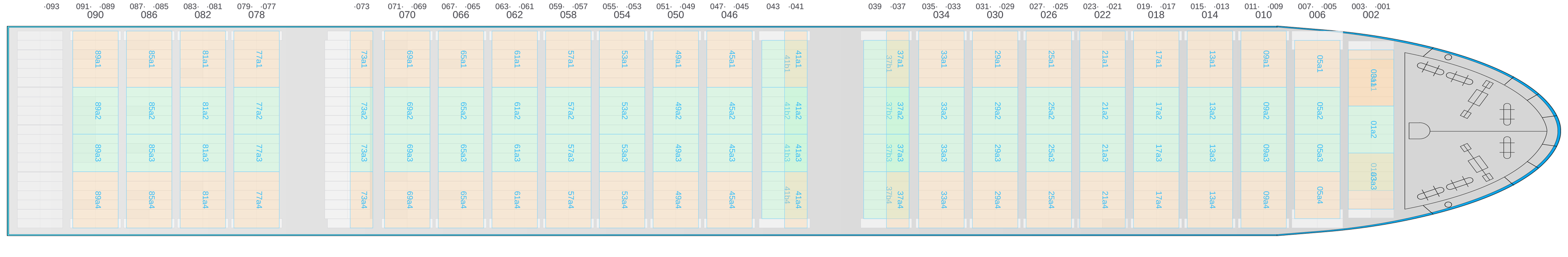 Deck view of CMA CGM BENJAMIN FRANKLIN