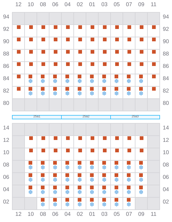 Bay 027 view and slots of HALSTED
