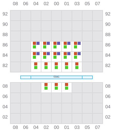 Bay 001 view and slots of REVERENCE