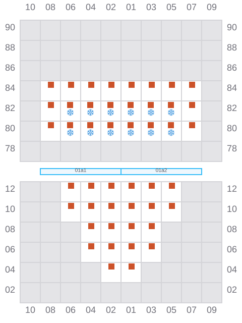 Bay 003 view and slots of JOST