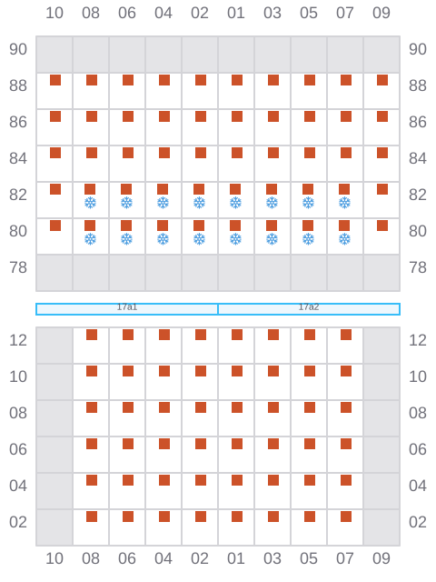 Bay 019 view and slots of JOST