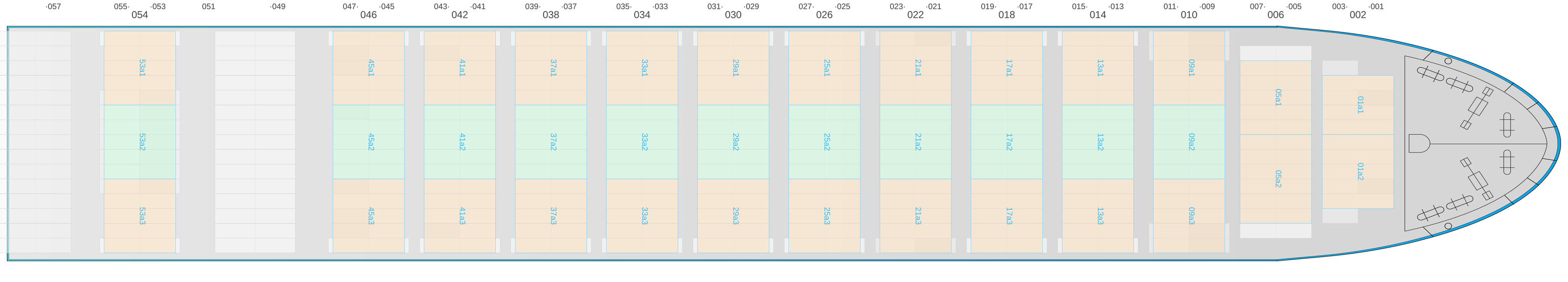 Deck view of WIDE ALPHA