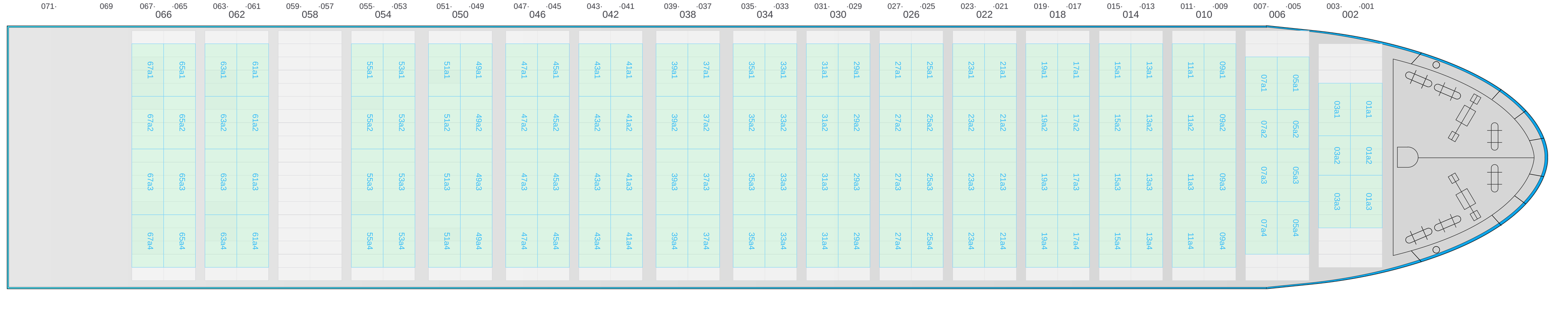 Deck view of CMA CGM MISSOURI