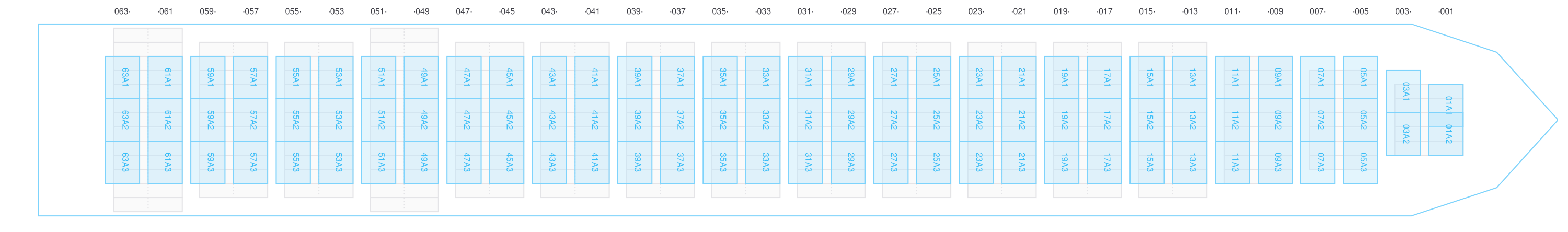 Deck view of MAERSK AMAZON