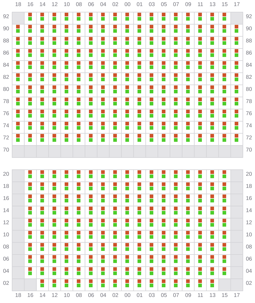 Bay 045 view and slots of EVER FASHION