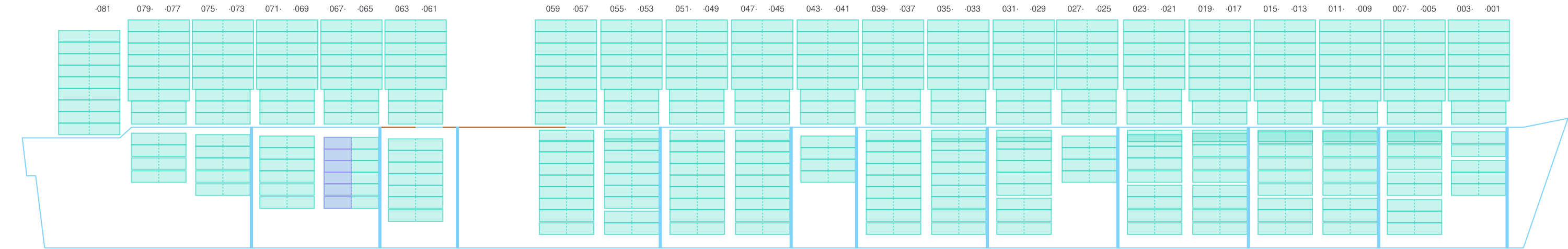 Side view of ADRIAN MAERSK