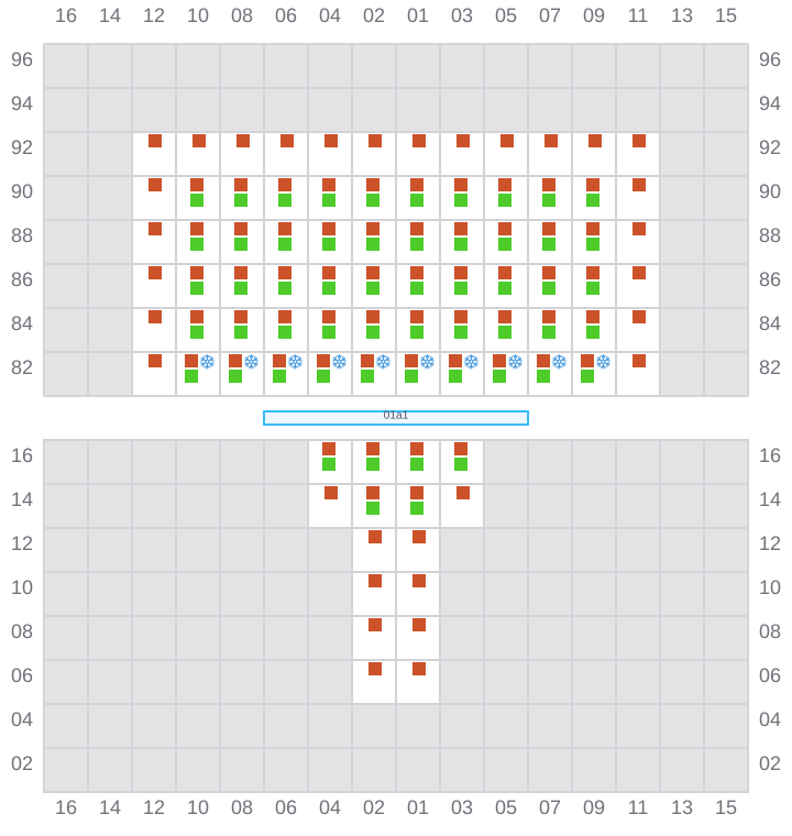 Bay 003 view and slots of ESL NHAVA SHEVA
