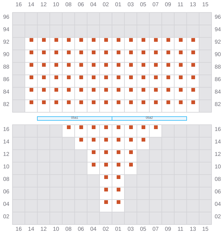 Bay 005 view and slots of ESL NHAVA SHEVA