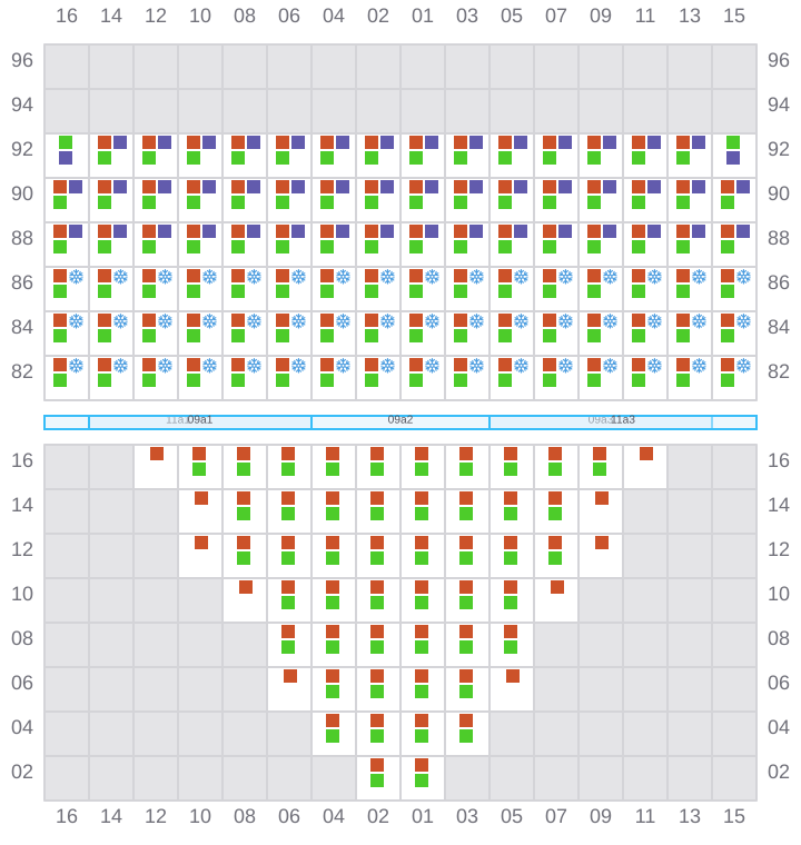 Bay 011 view and slots of ESL NHAVA SHEVA