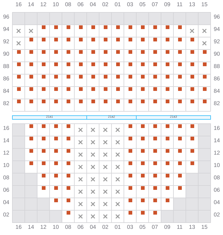 Bay 021 view and slots of ESL NHAVA SHEVA