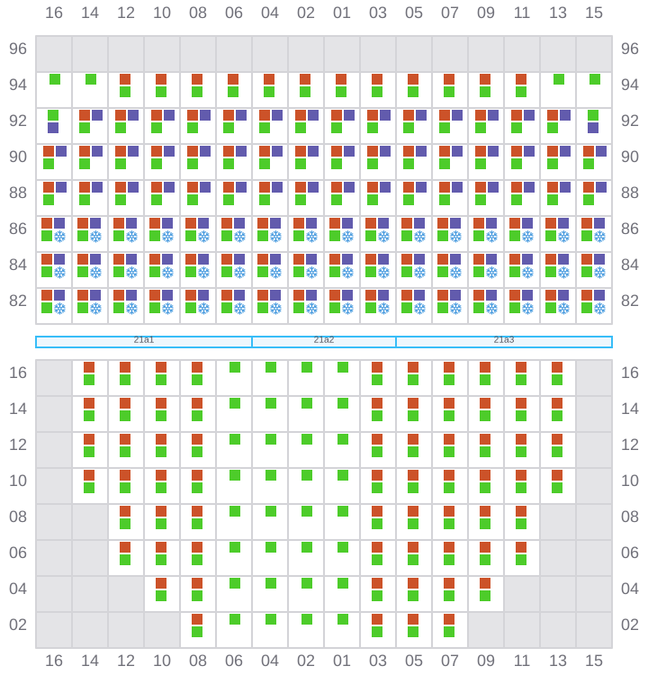Bay 023 view and slots of ESL NHAVA SHEVA