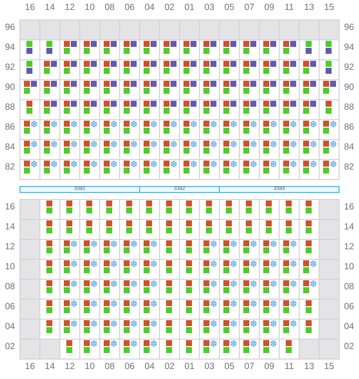 Bay 035 view and slots of ESL NHAVA SHEVA