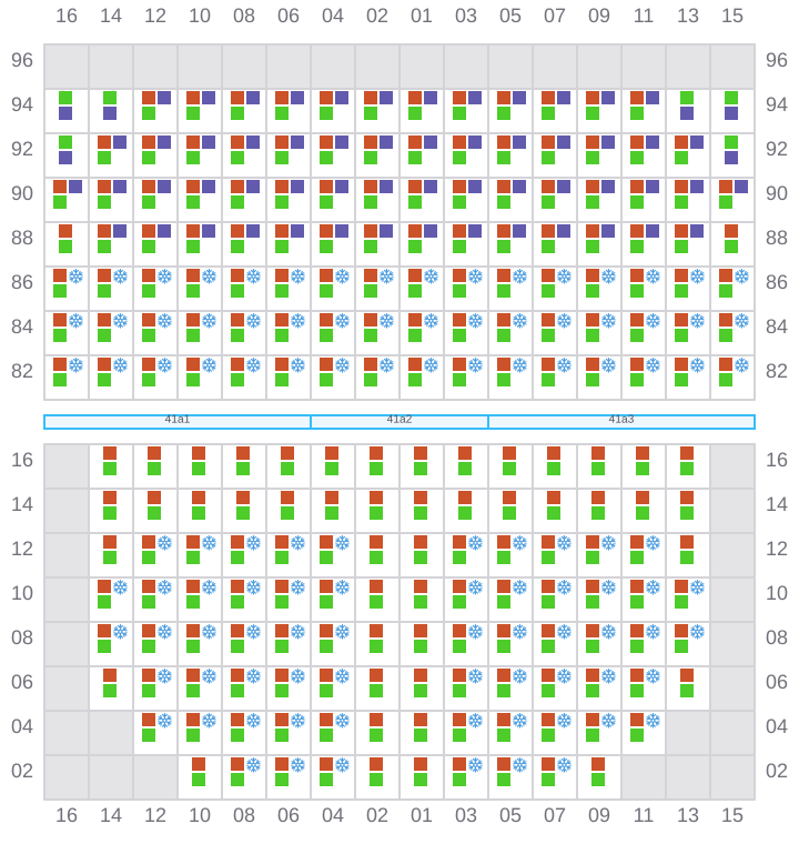 Bay 043 view and slots of ESL NHAVA SHEVA