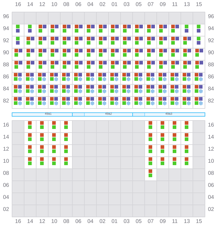 Bay 051 view and slots of ESL NHAVA SHEVA