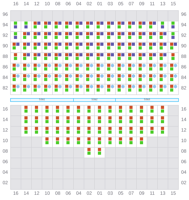 Bay 055 view and slots of ESL NHAVA SHEVA
