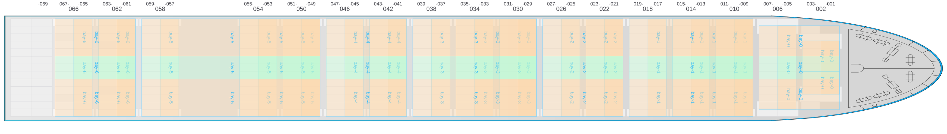Deck view of SEASPAN EMERALD