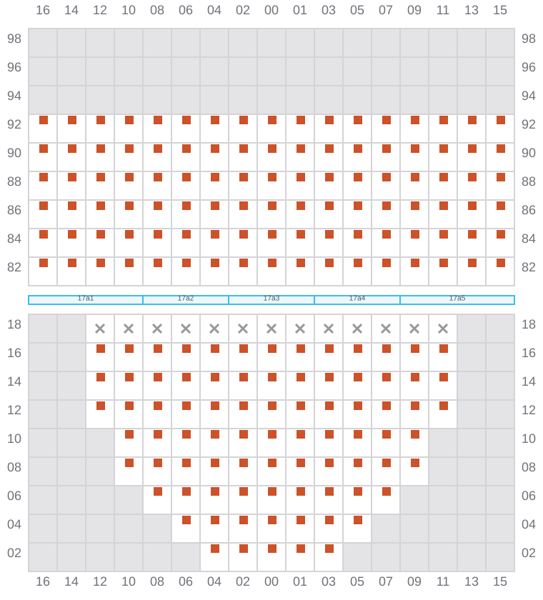 Bay 017 view and slots of EVER SIGMA