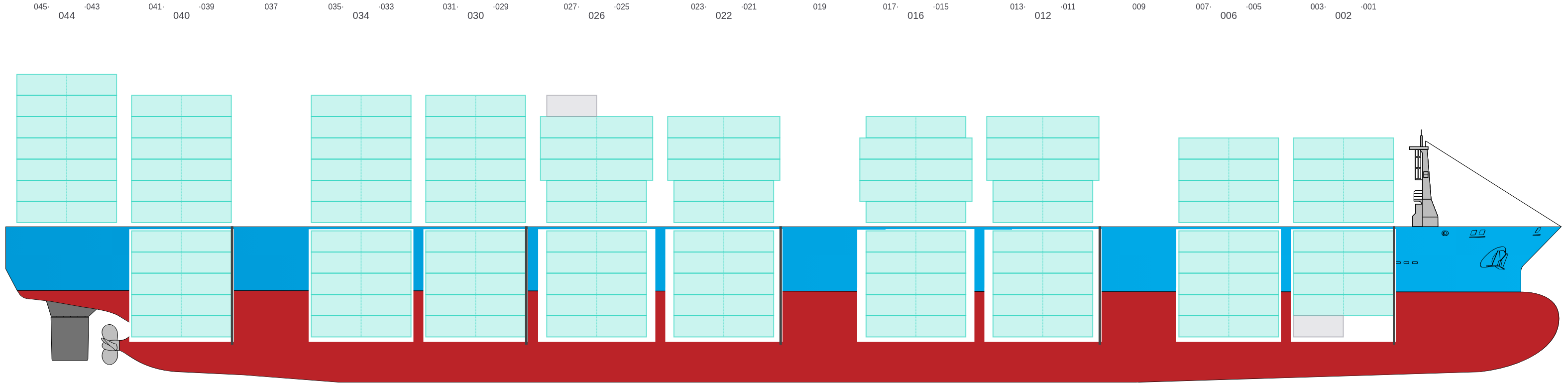 Side view of CLAIRE A