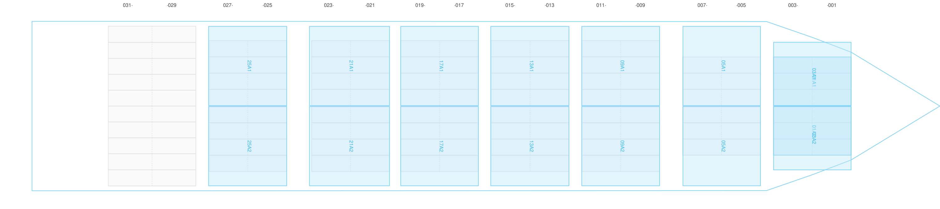 Deck view of MAERSK AVON