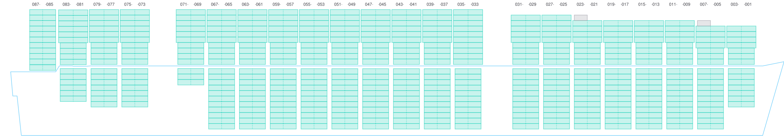 Side view of COSCO SHIPPING PEONY
