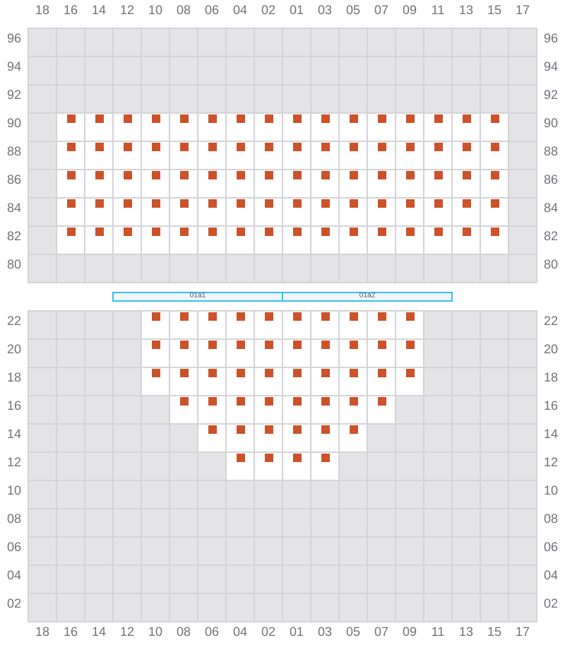 Bay 003 view and slots of APL DUBLIN