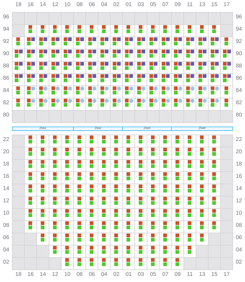 Bay 025 view and slots of APL DUBLIN