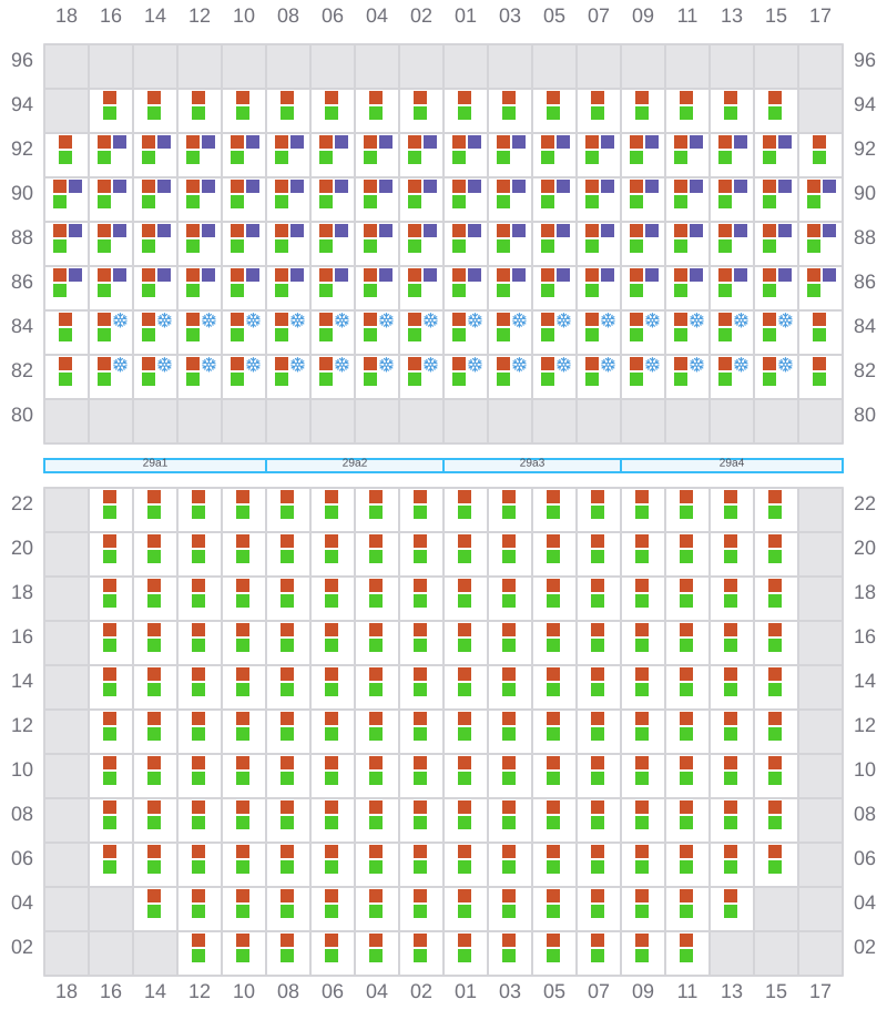 Bay 029 view and slots of APL DUBLIN