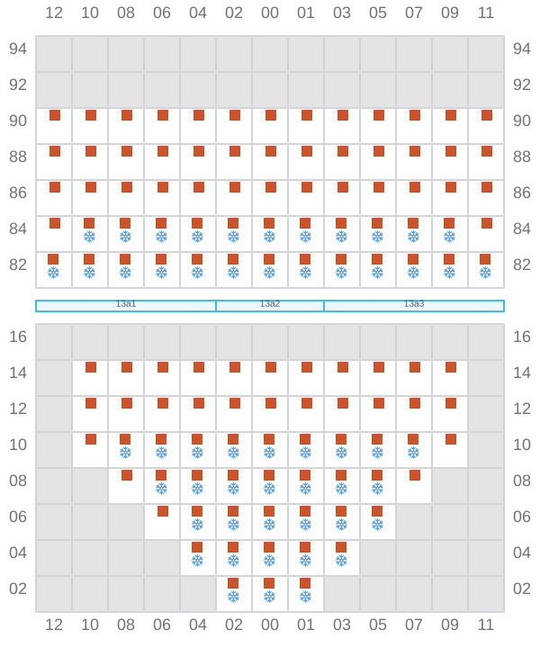 Bay 015 view and slots of DUBLIN EXPRESS