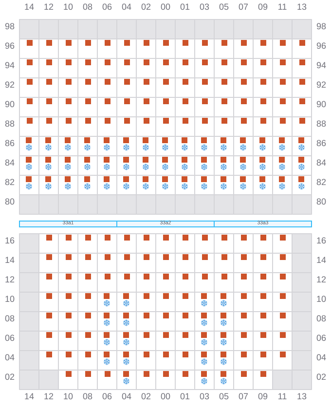 Bay 035 view and slots of CARL SCHULTE