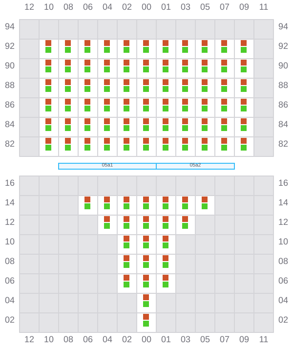 Bay 005 view and slots of AITOLIKOS