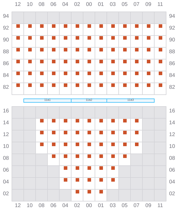 Bay 011 view and slots of AITOLIKOS