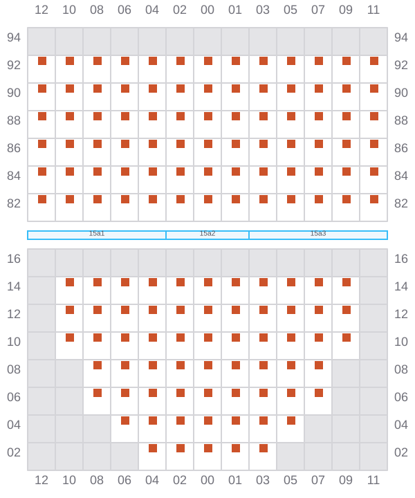 Bay 015 view and slots of AITOLIKOS