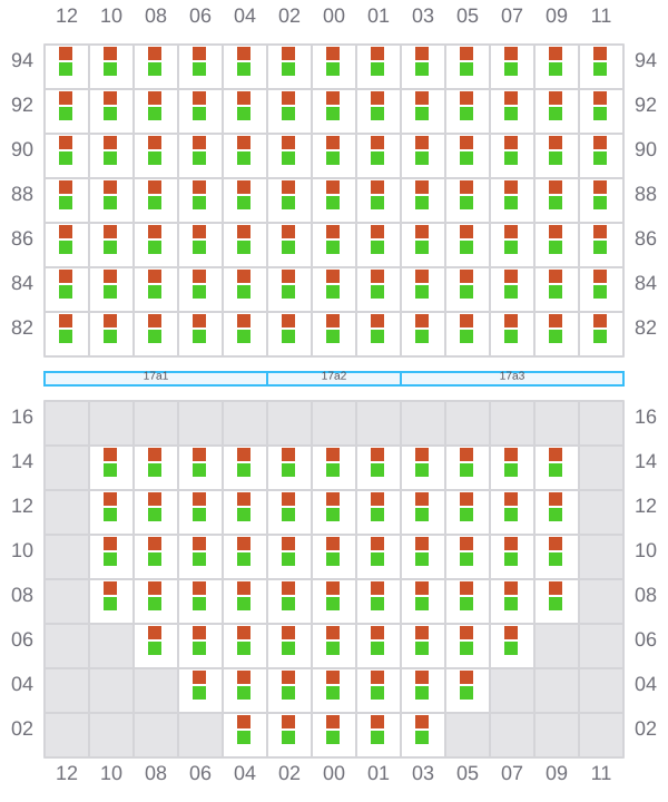 Bay 017 view and slots of AITOLIKOS