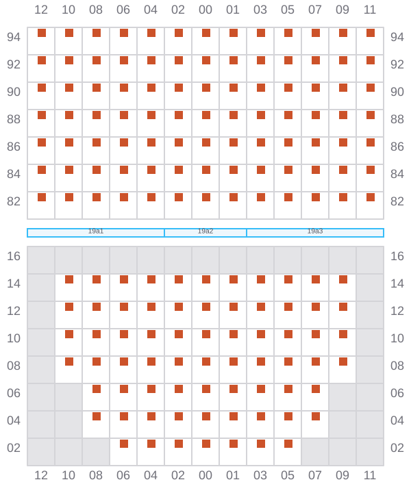 Bay 019 view and slots of AITOLIKOS