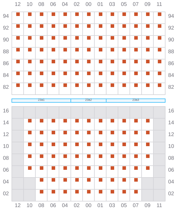 Bay 023 view and slots of AITOLIKOS