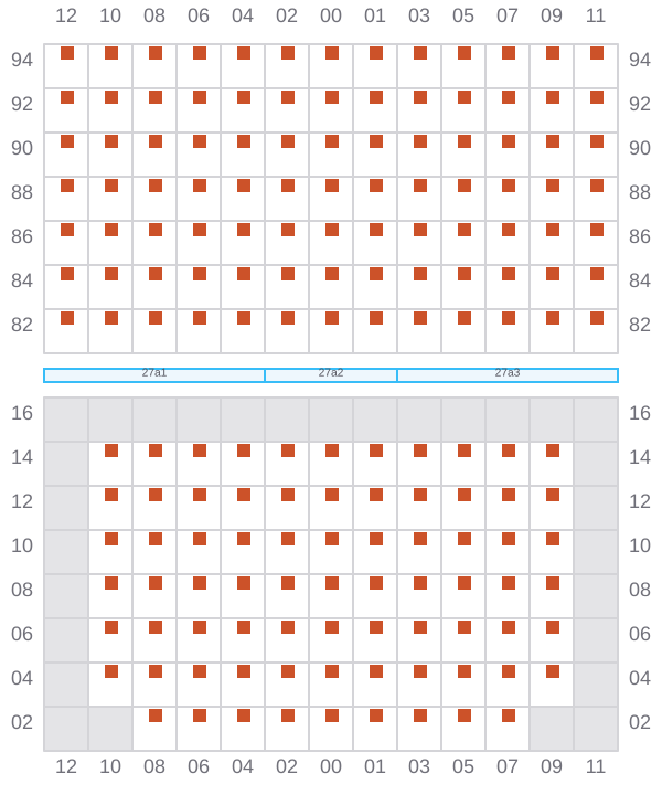 Bay 027 view and slots of AITOLIKOS