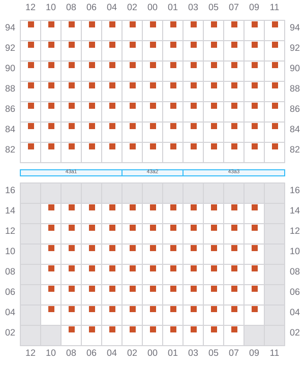 Bay 043 view and slots of AITOLIKOS