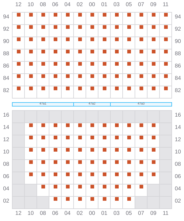 Bay 047 view and slots of AITOLIKOS