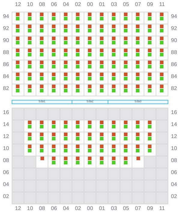 Bay 053 view and slots of AITOLIKOS
