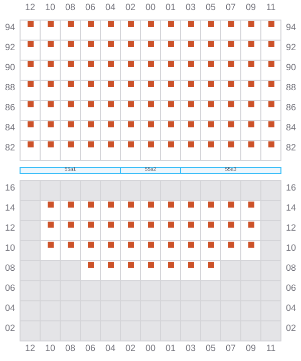 Bay 055 view and slots of AITOLIKOS